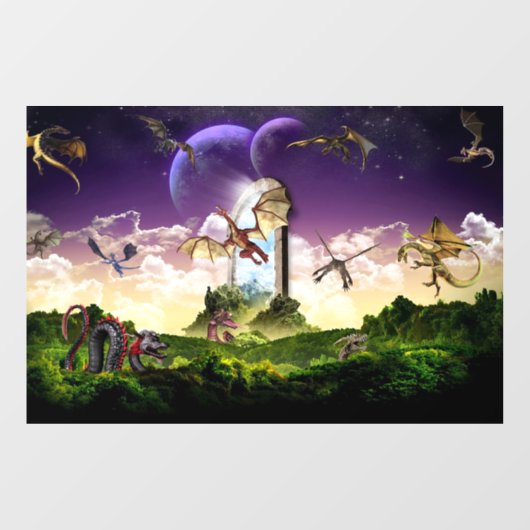 Magische vliegdraden raamsticker (Vel)