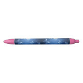 magische vlinder blauwe inkt Pen (Voorkant)