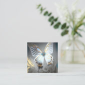 Magische vlinder contactkaartje (Staand voorkant)