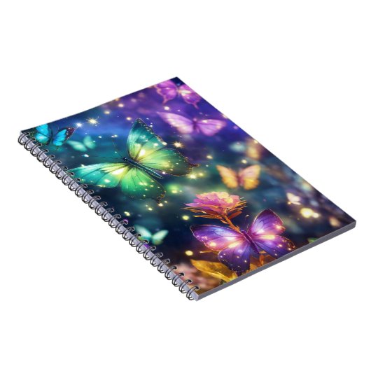 Magische vlinder fantasie notitieboek (Rechterzijde)