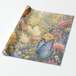 Magische Vlinder Geheimtuin Kasteel Cadeaupapier