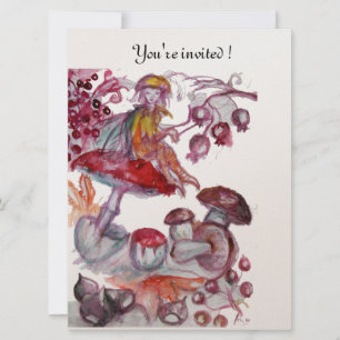 MAGISCHE VLINDERDAS VAN PADDENSTOELEN, Goud Metaal Kaart