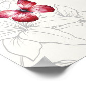 Magische Vlinders Vrijgezellenfeest Kaarten en ges Poster (Hoek)