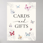 Magische Vlinders Vrijgezellenfeest Kaarten en ges Poster (Voorkant)