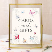 Magische Vlinders Vrijgezellenfeest Kaarten en ges Poster