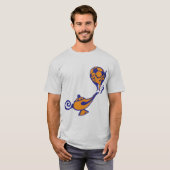 magische voetbalsport (voetballer) t-shirt (Voorkant volledig)