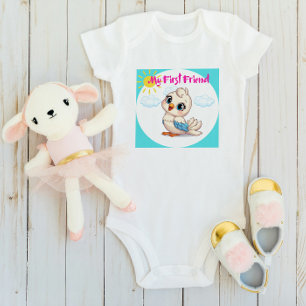 Magische Vogel Baby Body – Cute Zuigeling Body Romper