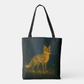Magische vos totetas tote bag (Achterkant)