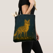 Magische vos totetas tote bag (Dichtbij)
