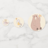 Magische vrienden gepersonaliseerde verjaardagsnaa confetti (Achterkanten)