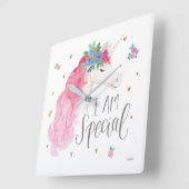 Magische vrienden III | Ik ben bijzonder Vierkante Klok (Hoek)