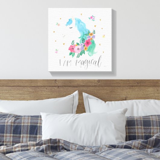 Magische vrienden IV | Ik ben Magisch 3 Canvas Afdruk (Insitu (Slaapkamer))