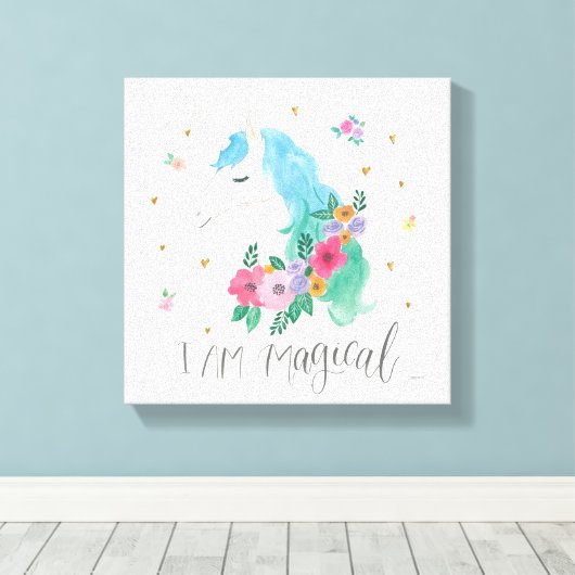 Magische vrienden IV | Ik ben Magisch 3 Canvas Afdruk (Insitu (Houten vloer))