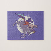 Magische vrienden |Unicorn, Alpaca, Kitten, Sloth Legpuzzel (Horizontaal)