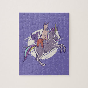Magische vrienden  Unicorn, Alpaca, Kitten, Sloth Legpuzzel