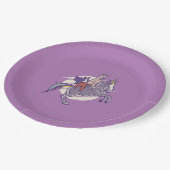 Magische vrienden |Unicorn, Alpaca, Kitten, Sloth Papieren Bordje (Gekanteld)