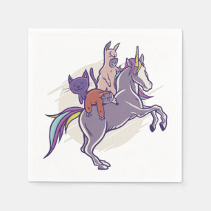 Magische vrienden Unicorn, Alpaca, Kitten, Sloth Servet