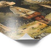 Magische Vriendschap: Draak en Kind AI Gegenereerd Foto Afdruk (Hoek)