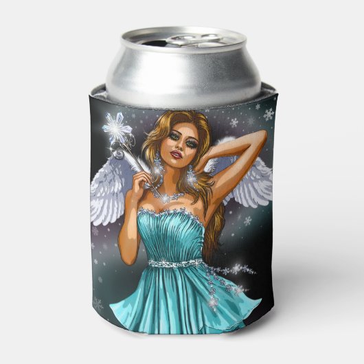 Magische Vrouw Fairy Blikjeskoeler (Blikje Voorkant)