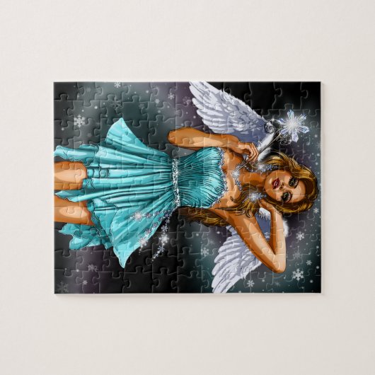 Magische Vrouw Fairy Legpuzzel (Horizontaal)