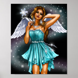 Magische Vrouw Fairy Poster