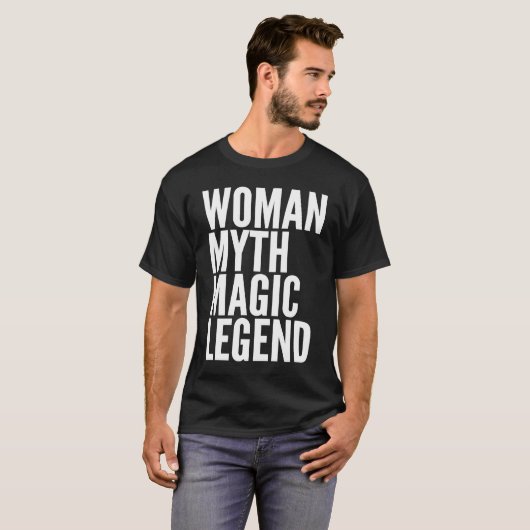Magische Vrouw Mythe Magische Legende T-shirt (Voorkant volledig)
