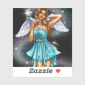 Magische Vrouwelijke Fee Sticker (Vel)