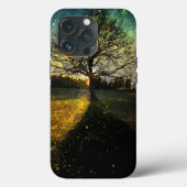 Magische vuurvliegjes droomachtig landschap Case-Mate iPhone case (Achterkant)