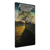 Magische vuurvliegjes droomachtig landschap mini klembord (Schuin)