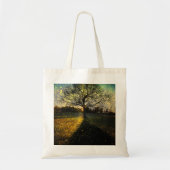Magische vuurvliegjes droomachtig landschap tote bag (Voorkant)