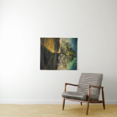 Magische vuurvliegjes droomachtig landschap wandkleed (In Situ (horizontaal))