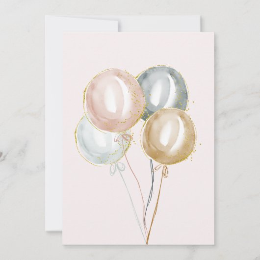 Magische walvissen en sterren Virtual Baby shower Kaart (Achterkant)