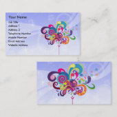 Magische Wand van de Blauwe Achtergrond van de Kle Visitekaartje (Voorkant / Achterkant)