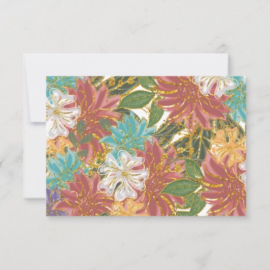 Magische Watercolor Lieveheersbeestje Meisje Verja Bedankkaart (Achterkant)