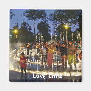 Magische Watertuinen-Lima, Peru Magneet