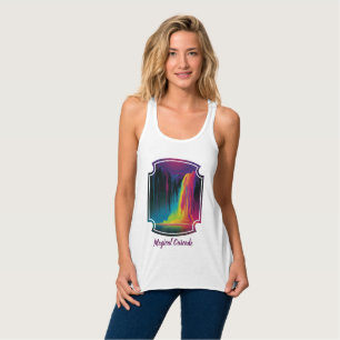 Magische waterval, boeiende sereniteit tanktop