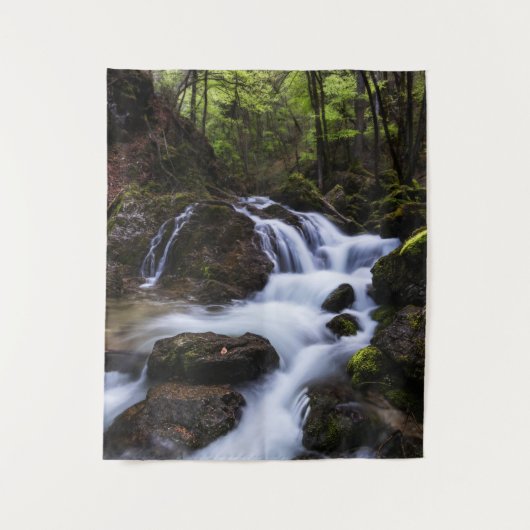 Magische waterval in de hel wandkleed (Voorkant)