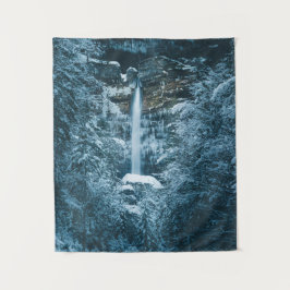 Magische waterval Peričnik in Mojstrana, Slovenië Wandkleed