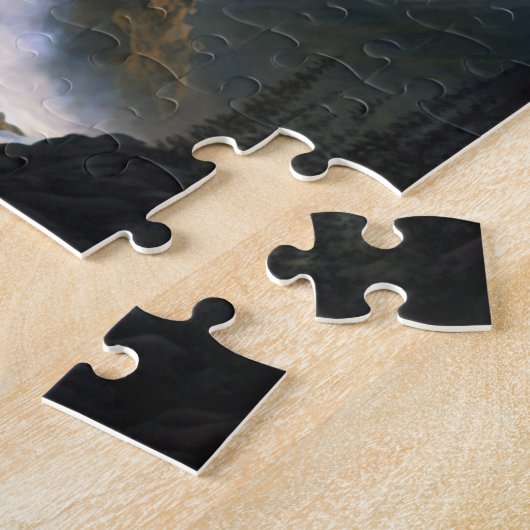 Magische waterval Surreal Fantasy Art Legpuzzel (Zijkant)