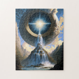 Magische waterval Surreal Fantasy Art Legpuzzel