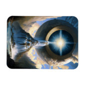 Magische waterval Surreal Fantasy Art Magneet (Horizontaal)