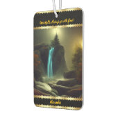 Magische watervallen in de nacht, uniek voor jou luchtverfrisser (Links)