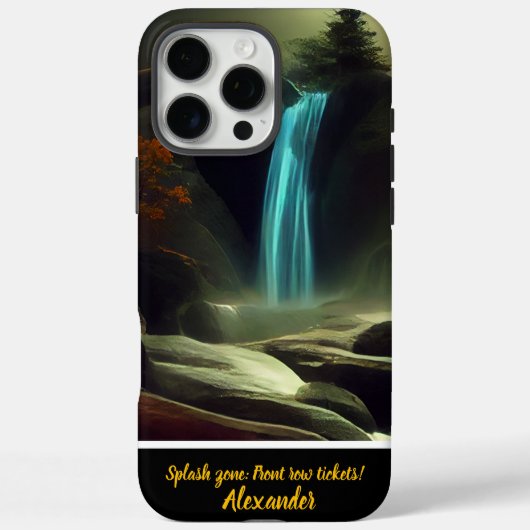 Magische watervallen 's nachts, uniek voor jou Cas Case-Mate iPhone Case (Achterkant)