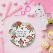 Magische Waterverf Cute Ladybug Girl Birthday Papieren Bordje (Feest)