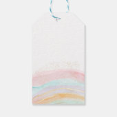 Magische Waterverf eenhoorn dank u gunst Cadeaulabel (Achterkant)