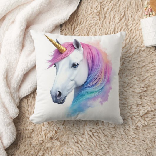 Magische Waterverf Eenhoorn Kussen (Deken)