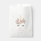 Magische Waterverf Eenhoorn Verjaardag Bedankzakje (Voorkant)