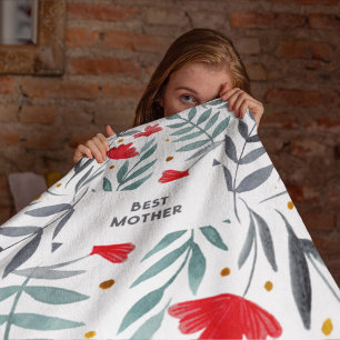 Magische Waterverf Garden Moederdag Fleece Deken