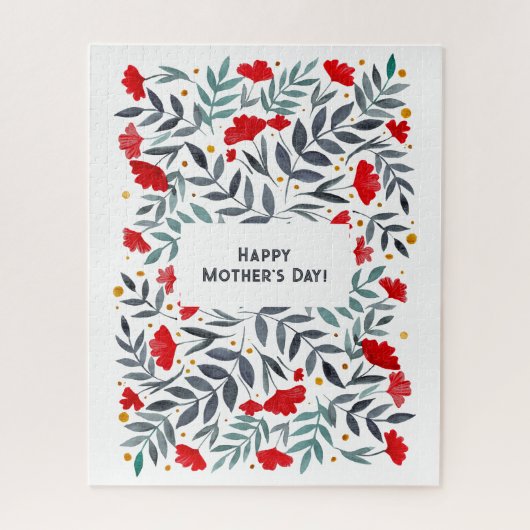 Magische Waterverf Garden Moederdag Legpuzzel (Verticaal)