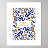 Magische Waterverf Gele tuin Moederdag Folie Afdrukken (Voorkant)